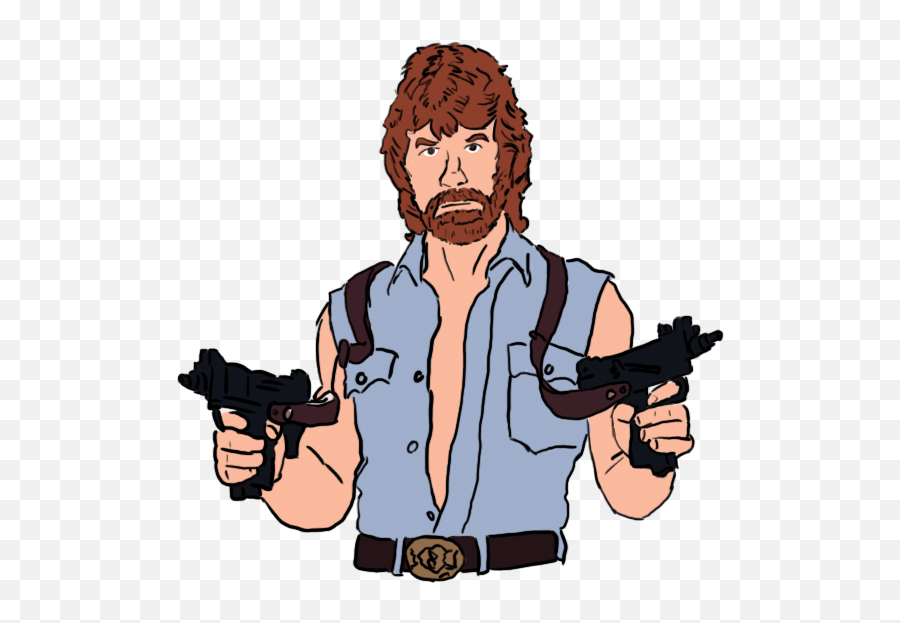 Chuck Norris Clip Art - Chuck Norris Clip Art Png,Chuck Norris Png