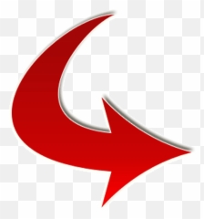 Red Arrow Curved Downright - Pearltrees Full Size PNG Animated Gif