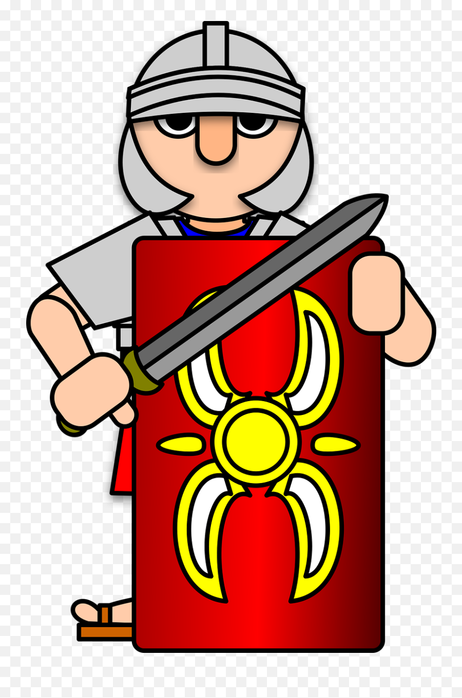 Comic Characters Legionnaire Roman - Free Vector Graphic On Roman Army Clip Art Png,Roman Helmet Png