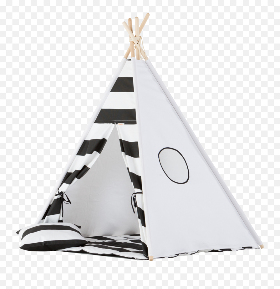 Monochrome Stripes Teepee Set - Tipi Full Size Png Tipi,Teepee Png