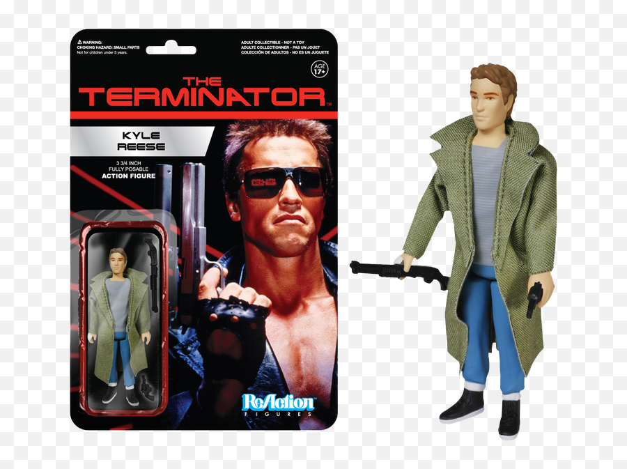 Terminator - Kyle Reese Reaction Figure Retrospace Terminator T 800 Figuer Png,Terminator Transparent