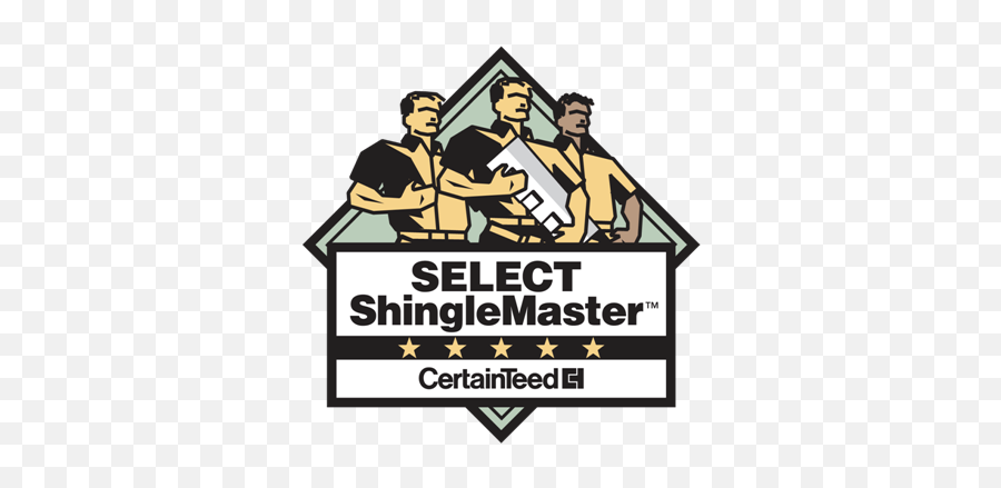 Shingle Master Roofiing Contractor Cascade Roofing Portland - Certainteed Select Shingle Master Png,Roofing Logos