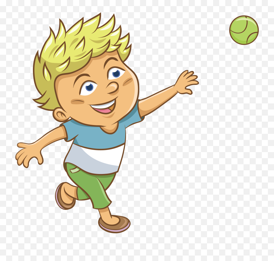 Throwing A Ball Clipart Png - Boy Throwing Ball Clipart,Throw Png