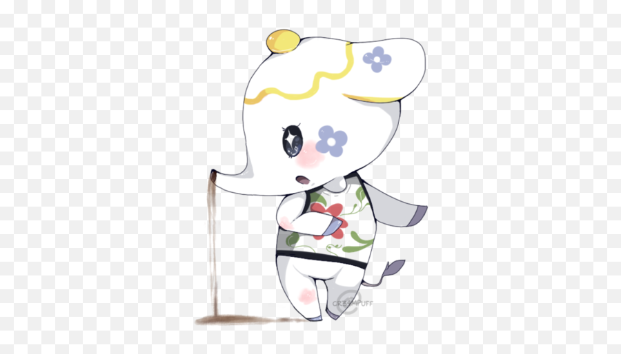 I Drew A Tiny Tia Cause She Moved Into My Town Today - Tia Animal Crossing Fan Art Png,Animal Crossing Transparent