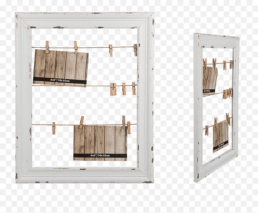 White Wooden Frame - Out Of The Blue Kg Ramka Na Zdjcia Sznurki Png,Wooden Frame Png