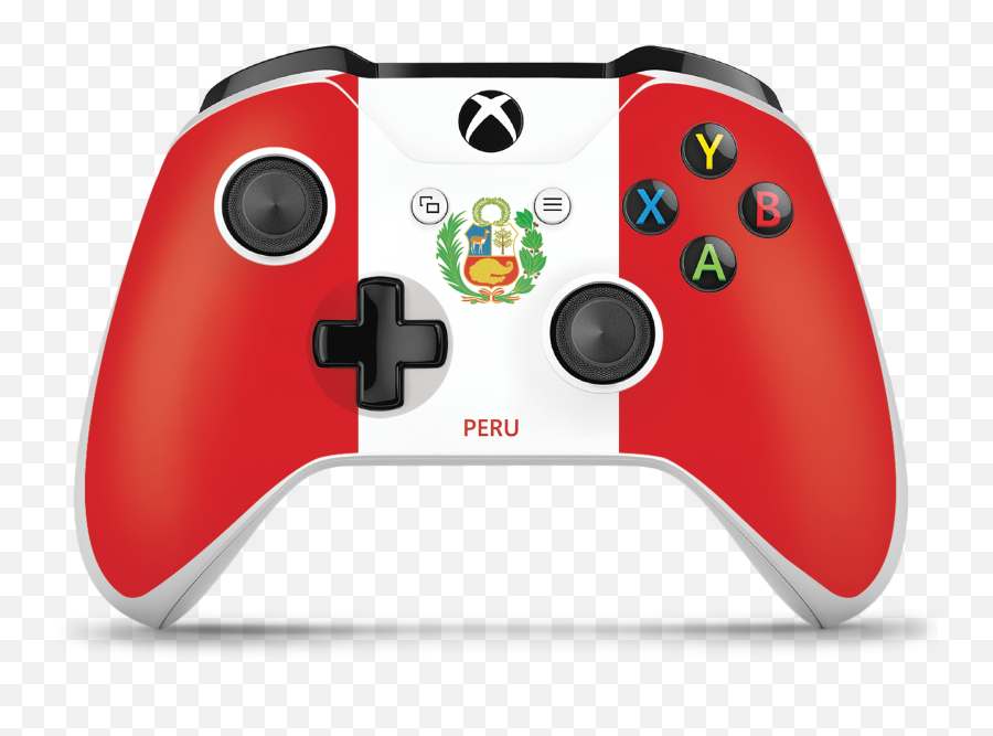 Authentic Officially Licensed Xbox One Peru Flag Controller Skin - Mexico Flag Xbox Controller Png,Peru Flag Png