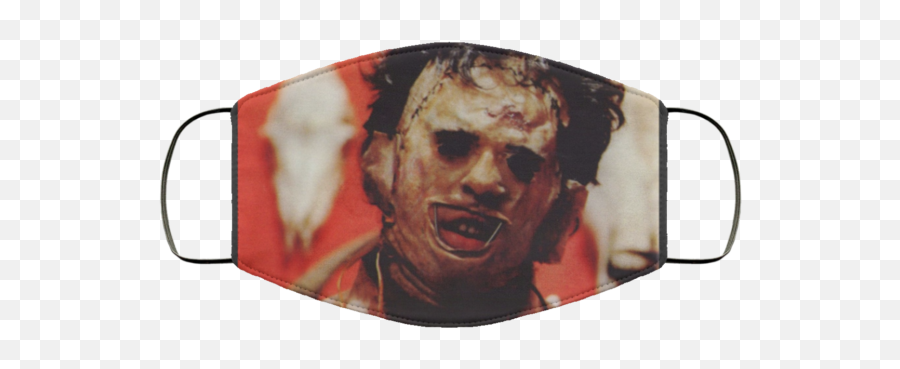 Leatherface Cloth Face Mask - You Dont Have To Worry About Touching Your Face Meme Png,Leatherface Png