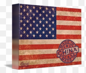 American Flag Made In China By Tony Rubino - United States png