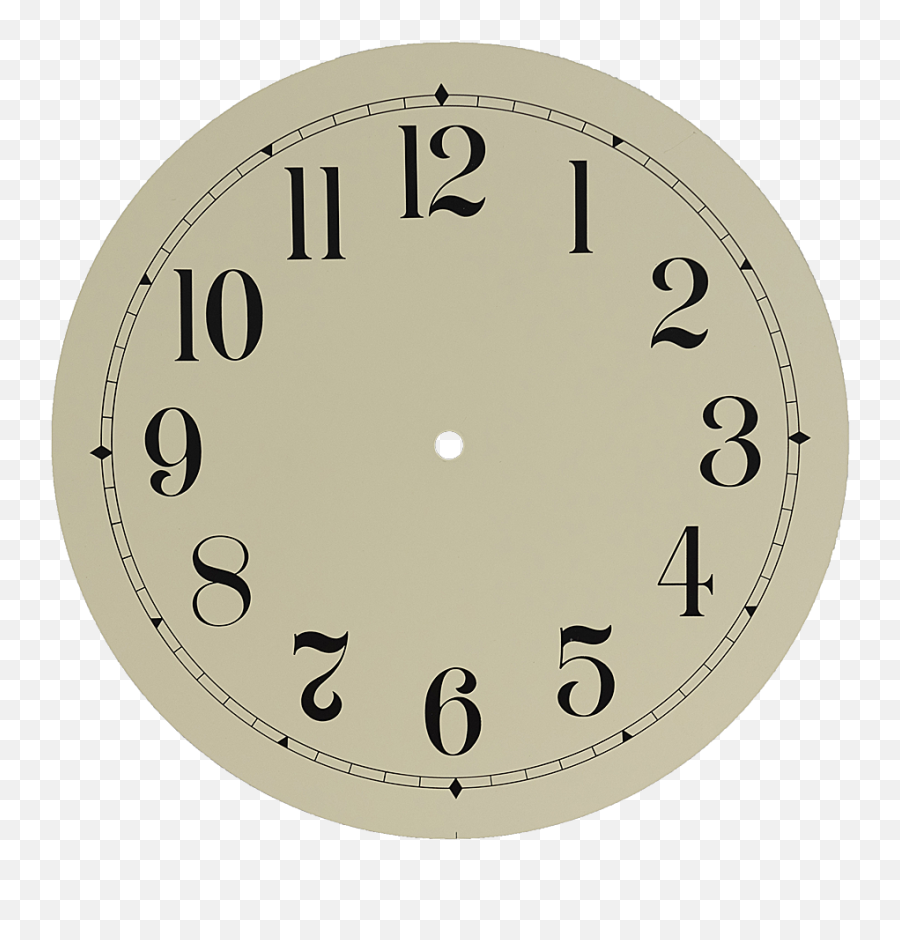 Clock Face Dials Floor Clocks Arabic Numerals - Wall Clock Dial Design Hd Png,Clock Face Png
