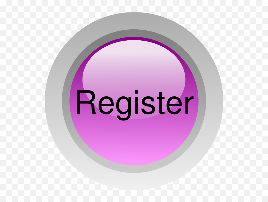 Register Button Clip Art - Vector Clip Art Circle Png,Register Button Png