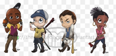 Dead By Daylight - Left 4 2 Fanart Transparent Png Chibi