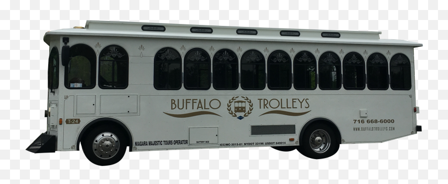 Buffalo Trolleys U0026 Gray Line Niagara Fallsbuffalo U2013 - Commercial Vehicle Png,Grey Line Png