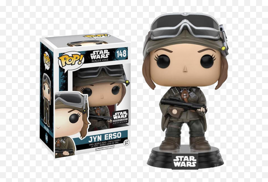 Download Star Wars Smuggleru0027s Bounty Rogue One Us Exclusive - Funko Pop Star Wars Jyn Erso Png,Rogue One Logo Png