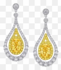 Jewelry - Fancy Colored Diamondearrings Archives Larry Jewelry Transparent Big Earrings Png,Diamond Earring Png