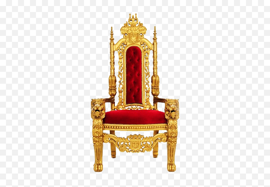 Gold Throne Png Transparent Image - Throne King Chair Png,Throne Png