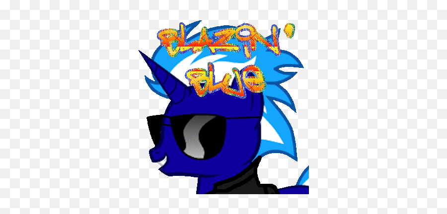 Blazinu0027 Blue Icon By Bluefirepony88 - Fur Affinity Dot Net Fictional Character Png,Blue Fire Icon