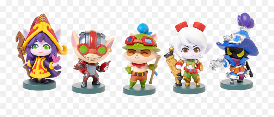 Yordle Team Minis Set Riot Games Store - Lol Yordle Figure Png,League Zaun Icon