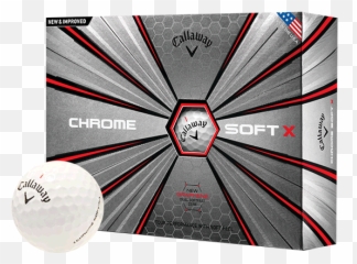 New Callaway Chrome Soft Golf Balls With Free - X png