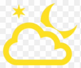 Partly Cloudy Night Icons - Kelov Znak png
