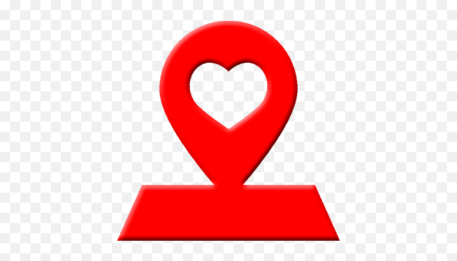 Valentine Heart Location Icon Png Clipart Vector - Language,Red Location Icon