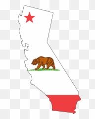 Download Flag Outline States United America - California png