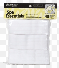Disposable Headbands With Velcro Closure - Graham Solid png