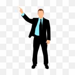Necktie - Png Download Original Size PNG Image Silueta De Hombre