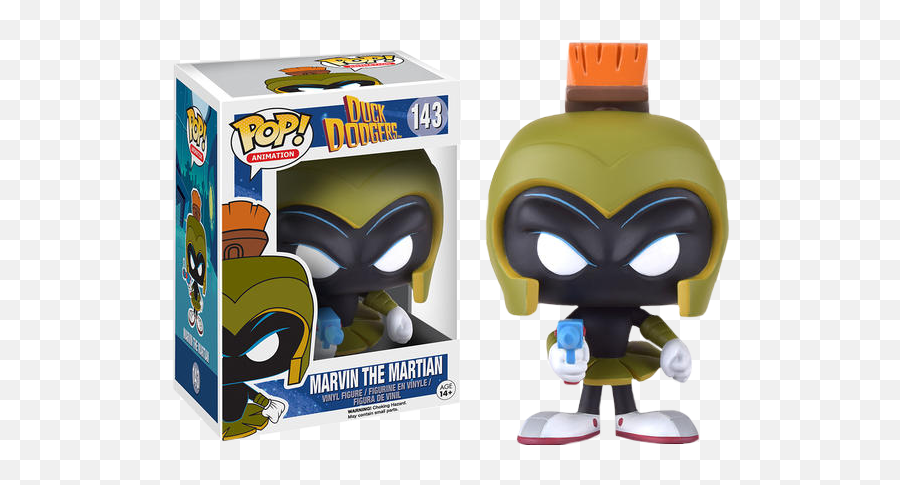 Marvin The Martian Pop Vinyl Figure Duck Dodgers Funko - Duck Dodgers Funko Pop Png,Marvin The Martian Png