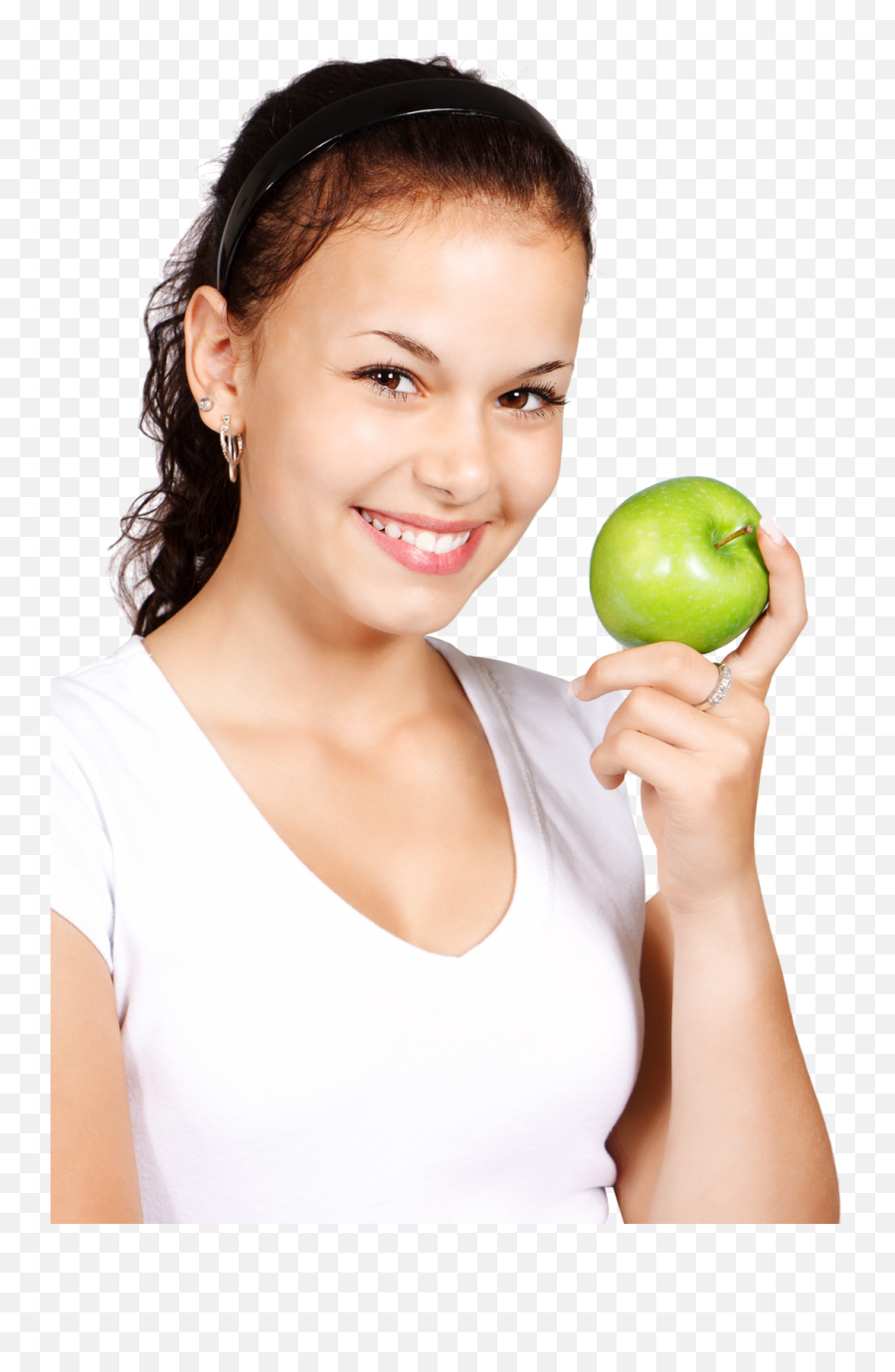 Woman Apple - Girl Holding Apple Png,Woman Hand Png