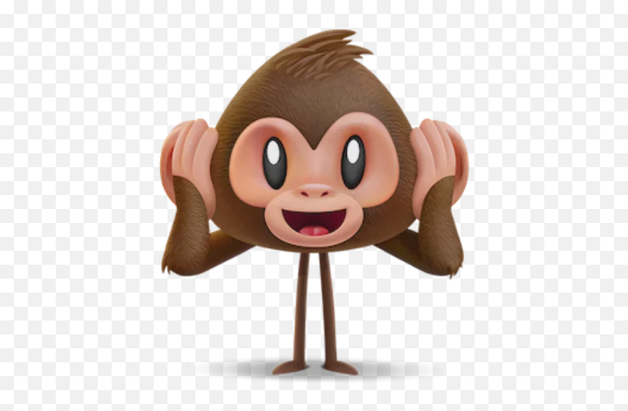 Telegram Sticker From Funny Stickers Pack - Emoji The Movie Monkey Png,Imagenes Y Frases De Memes Icon