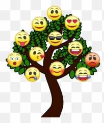 Free Photo Smiley Tree Of Life Emoticon Laugh Cry - Max Emoji Vida png