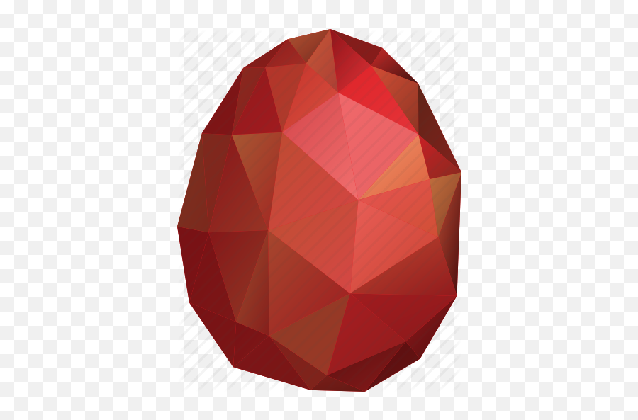 U0027polygonalu0027 By Vectorgraphit - Low Poly Easter Egg Png,Red Triangle Png