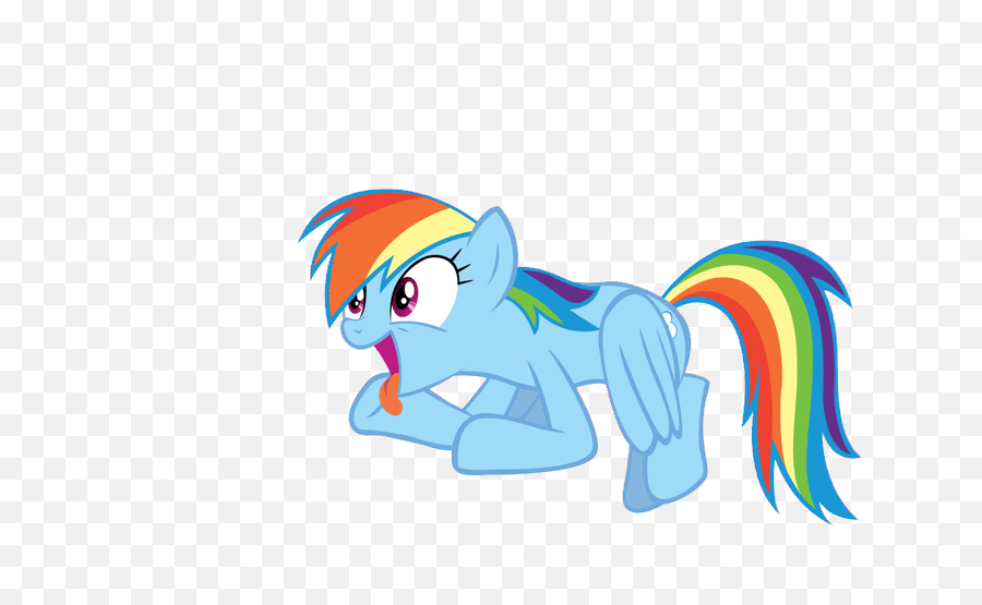 Top Rainbow Dash Pony Stickers For Android U0026 Ios Gfycat - Rainbow Transparent My Little Pony Png,Pony Transparent