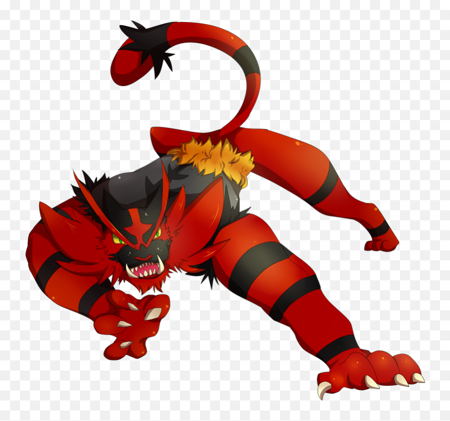 Pokemon 2727 Shiny Incineroar Pokedex - Shiny Incineroar Png,Incineroar Png