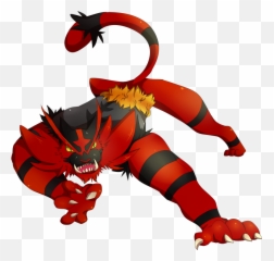 Pokemon 2727 Shiny Incineroar Pokedex - Shiny Incineroar Png,Incineroar Png