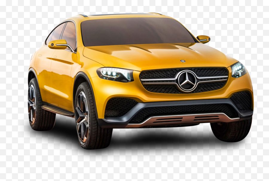 Yellow Mercedes Benz Glc Coupe Car Png Image - Mercedes New Models 2017,Gtr Png