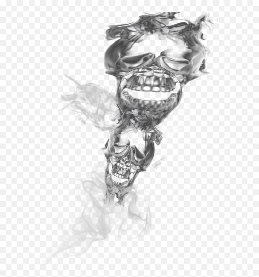 Skull Smoke Png Image - Transparent Background Smoke Cigarette,White Smoke Png