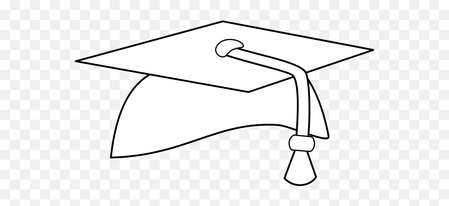 Graduation Cap Clip Art - Vector Clip Art White Graduation Cap Png,Grad Hat Png