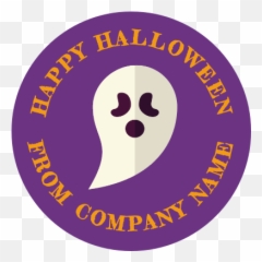 Halloween - Ghost Circle png