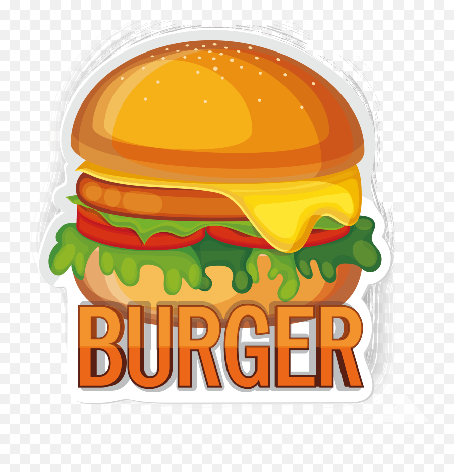 Hamburger Cheeseburger Fast Food Junk French Fries - Cheeseburger Png,Junk Png