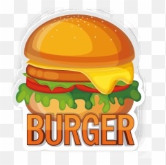 Hamburger Cheeseburger Fast Food Junk French Fries - png