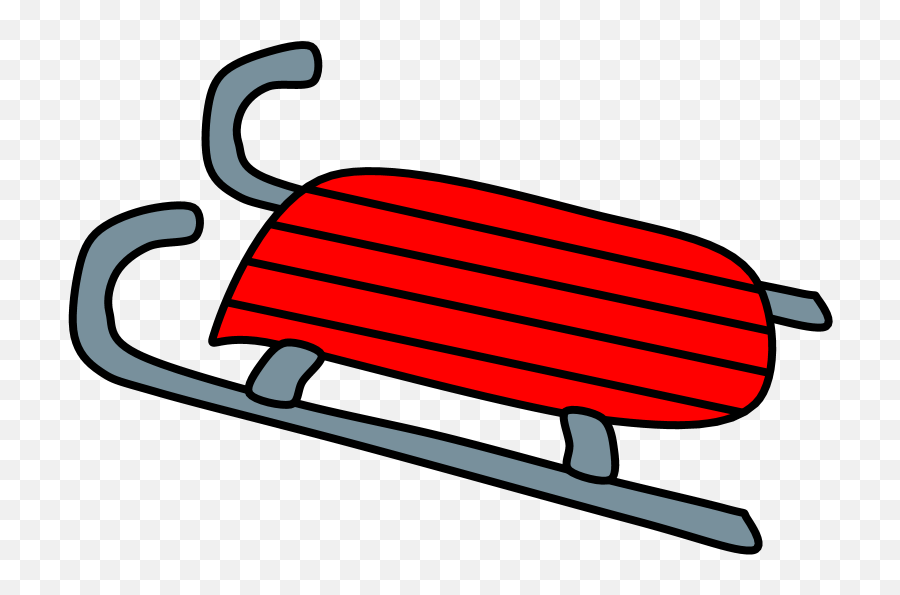 Sleds - Clipart Of A Sled Png,Sled Png