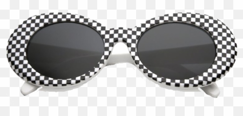 Pin - Clout Glasses Checkered png