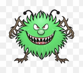 Download Png Image Report - Virus Cartoon Transparent Background