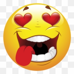 Love Lust Bing Crazy Emoji Hd Sticker Png