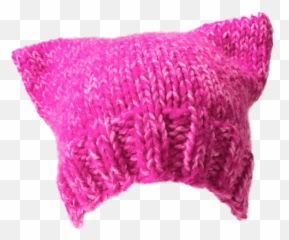 Hand Knit Beanie Pussyhat Transparent Png - Stickpng Pussy Hat Png,Beanie Transparent