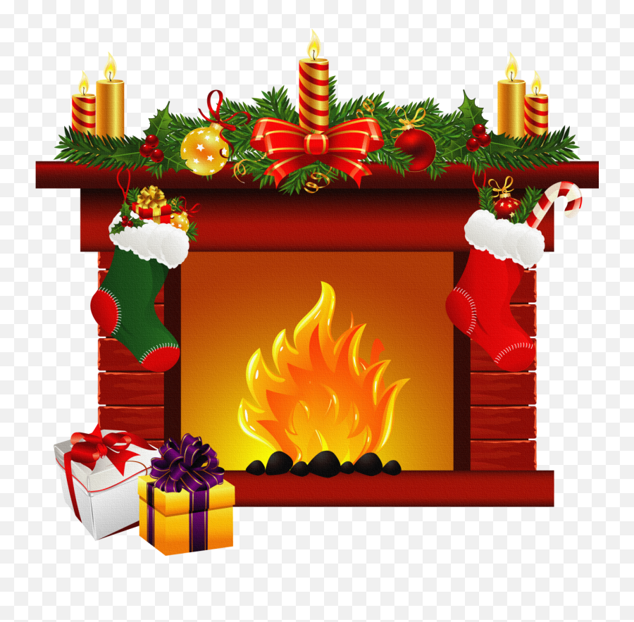 Stunning Cliparts Christmas Lights Clipart Animated Fire 46 - Christmas Fireplace Clipart Png,Christmas Lights Gif Png