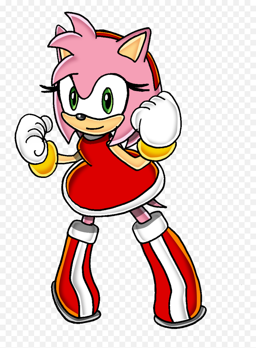 Download Amy Rose Project 20 - Amy Rose Full Size Png Cartoon,Amy Rose Png