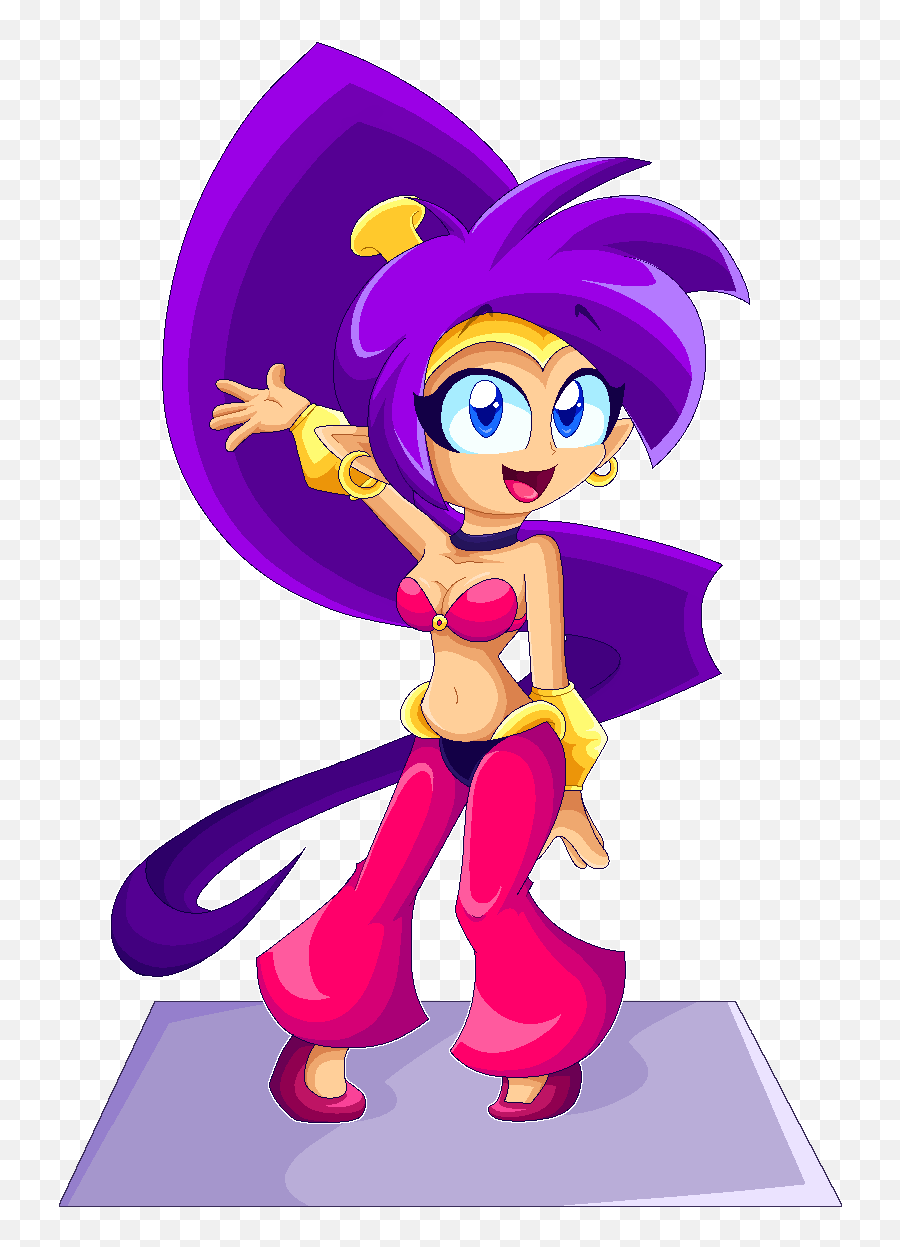 Pixel Shantae By Superstarmations Transparent PNG