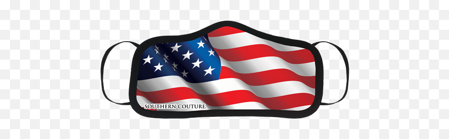 Southern Couture Usa Flag Protective Mask - Southern Couture Png,Usa Flag Transparent